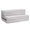 Grey 3-in-1 Folding Mattress with High-Density Foam and Portable Design